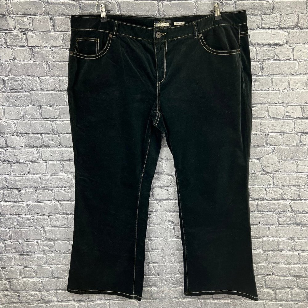 Old‎ Navy Black Velvet Corduroy  Jeans Size 24
